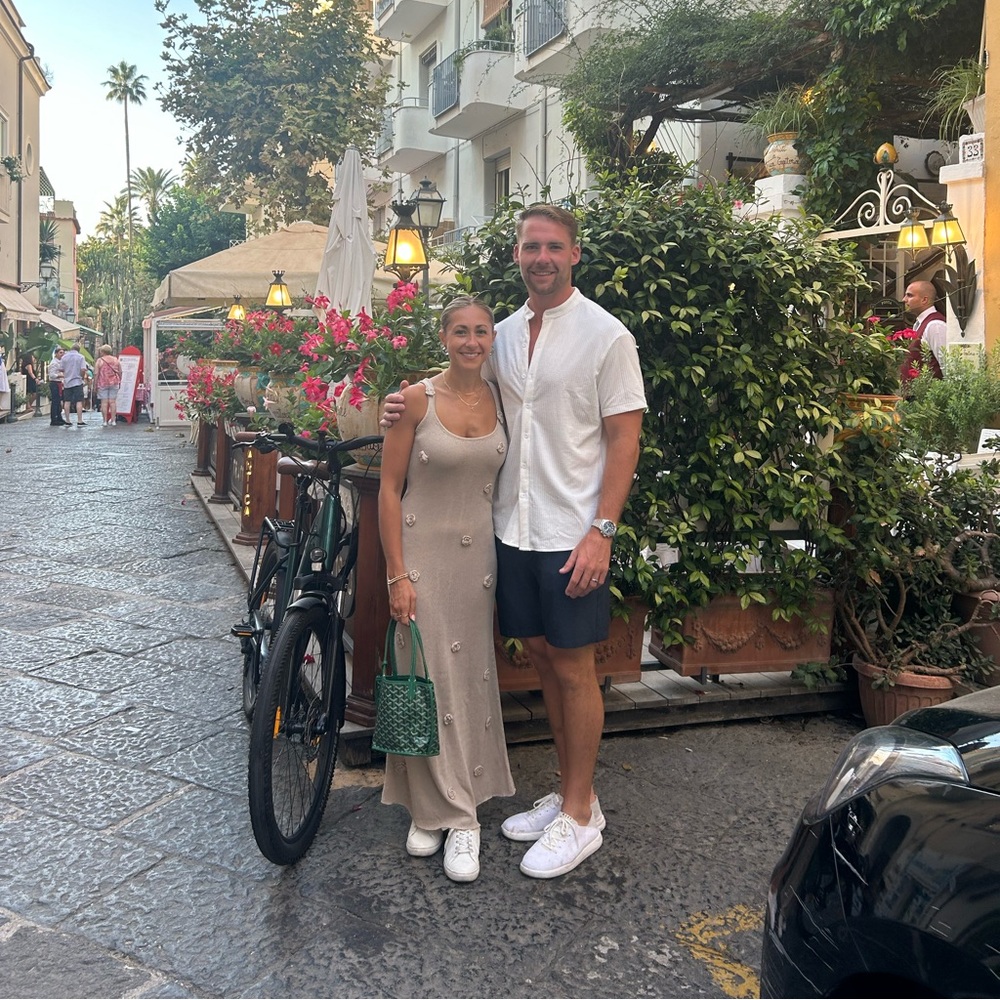 Beige knit maxi dress